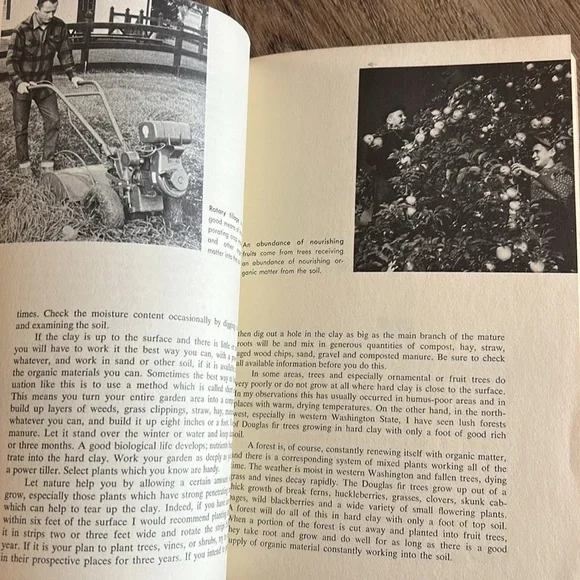 Vintage 70s Western Organic Gardening Book Guide Vegetable Growing 1972 - Picture 8 of 15